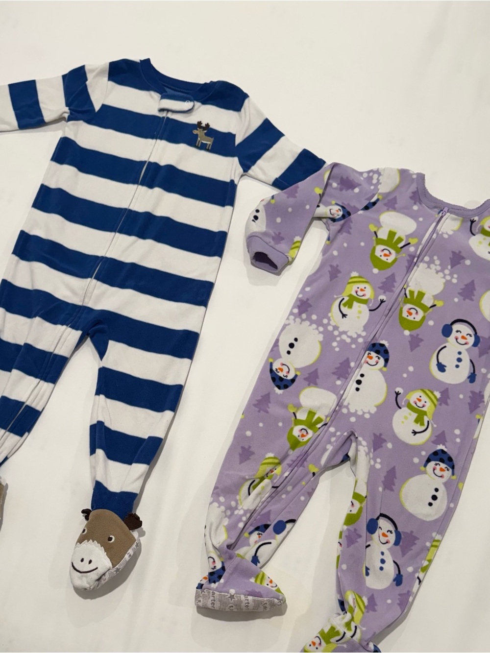 Toddler Winter Footie PJs